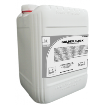 GOLDEN BLOCK - Aditivo para Concreto - 20 Litros (1 litro faz até 50 litros)